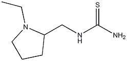 Structure of [(1-ethylpyrrolidin-2-yl)methyl]thiourea