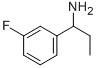 Structure of 1-(3-FLUOROPHENYL)PROPYLAMINE