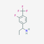 Structure of Benzenemethanamine, a-ethyl-3-fluoro-4-(trifluoromethyl)-