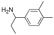 Structure of Benzenemethanamine,  -alpha--ethyl-3,4-dimethyl-