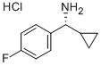 Structure of (1R)CYCLOPROPYL(4-FLUOROPHENYL)METHYLAMINE-HCL 97+%