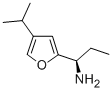 Structure of 2-Furanmethanamine, a-ethyl-4-(1-methylethyl)-, (aR)-