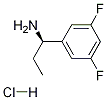 Structure of (R)-1-(3,5-DIFLUOROPHENYL)PROPAN-1-AMINE-HCl