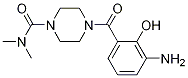 1-Piperazinecarboxamide,4-(3-amino-2-hydroxybenzoyl)-N,N-dimethyl-结构式