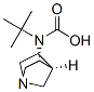 Structure of Carbamic acid, (1R,3R,4S)-1-azabicyclo[2.2.1]hept-3-yl-, 1,1-dimethylethyl