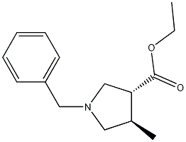 Structure of Trans-1-Benzyl-4-methylpyrrolidine-3-carboxylic acidethylester