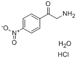 2-AMINO-1-(4-NITROPHENYL)ETHAN-1-ONE HYDROCHLORIDE HYDRATE结构式