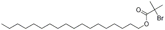 Structure of Propanoic acid, 2-bromo-2-methyl-, octadecyl ester