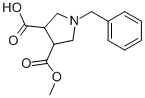 Structure of 1-BENZYLPYRROLIDINE-3,4-DICARBOXYLIC ACID MONOMETHYL ESTER