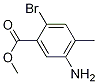 Structure of 5-aMino-2-broMo-4-Methylbenzoic acid Methyl ester