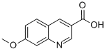 Structure of 7-methoxyquinoline-3-carboxylic acid
