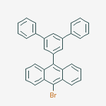 Structure of 9-Bromo-10-[1,1':3',1''-terphenyl]-5'-ylanthracene