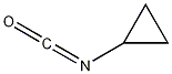 Structure of cyclopropane, isocyanato-