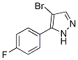 Structure of 4-Bromo-5-(4-fluorophenyl)-1(2)H-pyrazole