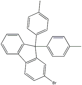 Structure of 2-Bromo-9,9-dip-tolyl-9H-fluorene