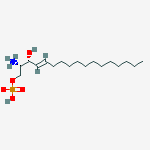 Structure of [(e,2s,3r)-2-azaniumyl-3-hydroxyheptadec-4-enyl] Hydrogen Phosphate