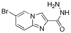 6-Bromo-imidazo[1,2-a]pyridine-2-carbohydrazide结构式
