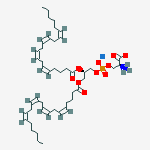 Structure of Sodium;(2s)-2-azaniumyl-3-[[(2r)-2,3-bis[[(5z,8z,11z,14z)-icosa-5,8,11,14-tetraenoyl]oxy]propoxy]-oxidophosphoryl]oxypropanoate