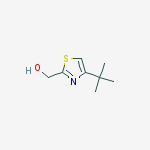 Structure of (4-tert-butyl-1,3-thiazol-2-yl)methanol(SALTDATA: 1HCl 0.03NaBr)
