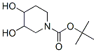 Structure of 1-PIPERIDINECARBOXYLIC ACID,3,4-DIHYDROXY-,1,1-DIMETHYLETHYL ESTER