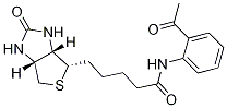 Structure of 1H-Thieno[3,4-d]iMidazole-4-pentanaMide, N-(2-acetylphenyl)hexahydro-2-oxo-, (3aS,4S,6aR)-