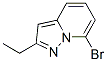 PYRAZOLO[1,5-A]PYRIDINE,7-BROMO-2-ETHYL-结构式