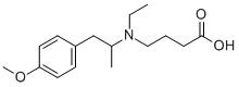 Structure of MEBEVERINE ACID
