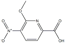 Structure of 2-PYRIDINECARBOXYLIC ACID 6-METHOXY-5-NITRO-