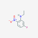 N-Ethyl-5-fluoro-2-nitroaniline结构式