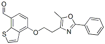 Structure of 4-[2-(5-METHYL-2-PHENYL-1,3-OXAZOL-4-YL)ETHOXY]-1-BENZOTHIOPHENE-7-CARBALDEHYDE