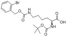 NΑ-BOC-NΩ-(2-溴代-Z)-L-赖氨酸结构式