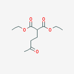 Structure of Diethyl (3-oxobutyl)malonate