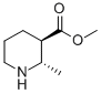 3-PIPERIDINECARBOXYLIC ACID 2-METHYL-,METHYL ESTER,(2S,3R)-结构式