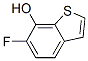 Structure of Benzo[b]thiophene-7-ol,  6-fluoro-