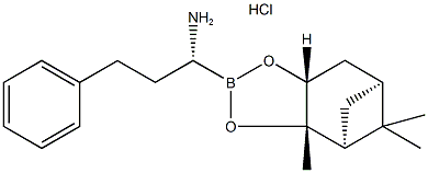 Structure of (R)-BorohomoPhe-(+)-Pinanediol-HCl