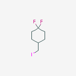 Structure of 1,1-DIFLUORO-4-(IODOMETHYL)CYCLOHEXANE