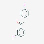 Structure of 1-(3-Fluorophenyl)-2-(4-fluorophenyl)ethanone