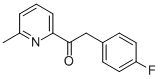 2-(4-FLUOROPHENYL)-1-(6-METHYLPYRIDINE-2-YL)ETHANONE结构式