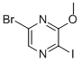 Structure of 5-BROMO-2-IODO-3-METHOXYPYRAZINE