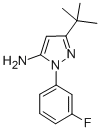 Structure of 5-TERT-BUTYL-2-(3-FLUORO-PHENYL)-2H-PYRAZOL-3-YLAMINE