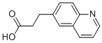 Structure of 3-(quinolin-6-yl)propanoic acid