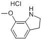 Structure of 7-METHOXY-2,3-DIHYDRO-1H-INDOLE HYDROCHLORIDE