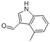 Structure of 4-METHYLINDOLE-3-CARBOXALDEHYDE