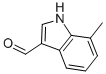 Structure of 7-METHYLINDOLE-3-CARBOXALDEHYDE