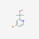2-(4-Bromopyridin-2-yl)propan-2-ol结构式