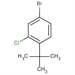 Benzene, 4-bromo-2-chloro-1-(1,1-dimethylethyl)-结构式