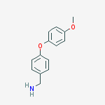 Structure of Benzenemethanamine, 4-(4-methoxyphenoxy)-