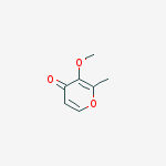 Structure of 3-methoxy-2-methyl-4H-pyran-4-one