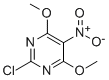 Structure of 2-CHLORO-4,6-DIMETHOXY-5-NITRO-PYRIMIDINE