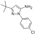 Structure of 5-TERT-BUTYL-2-(4-CHLORO-PHENYL)-2H-PYRAZOL-3-YLAMINE